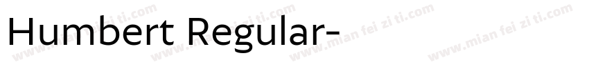 Humbert Regular字体转换